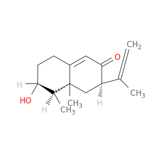 2(3H)-Naphthalenone, 4,4a,5,6,7,8-hexahydro-6-hydroxy-4a,5-dimethyl-3-(1-methylethenyl)-, (3R,4aR,5R,6R)-