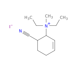 2-Cyclohexen-1-aminium, 6-cyano-N,N-diethyl-N-methyl-, iodide