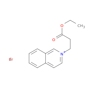 Isoquinolinium, 2-(3-ethoxy-3-oxopropyl)-, bromide