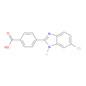Benzoic acid, 4-(5-chloro-1H-benzimidazol-2-yl)-