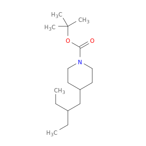 1-Piperidinecarboxylic acid, 4-(2-ethylbutyl)-, 1,1-dimethylethyl ester