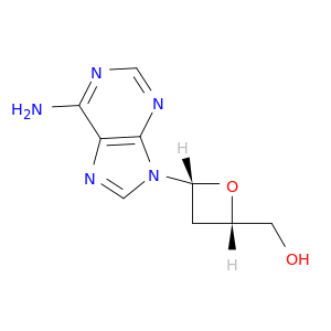 2-Oxetanemethanol,4-(6-amino-9H-purin-9-yl)-, (2S-cis)- (9CI)
