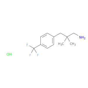 2,2-Dimethyl-3-(4-(trifluoromethyl)phenyl)propan-1-amine hydrochloride