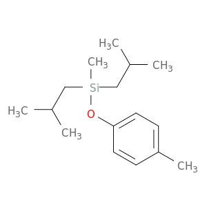 Silane, methyl(4-methylphenoxy)bis(2-methylpropyl)-