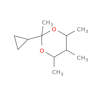 1,3-Dioxane, 2-cyclopropyl-2,4,5,6-tetramethyl-