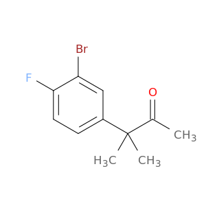 3-(3-Bromo-4-fluorophenyl)-3-methylbutan-2-one