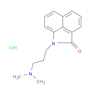 Benz[cd]indol-2(1H)-one,1-[3-(dimethylamino)propyl]-, hydrochloride (1:1)