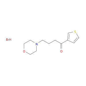 1-Butanone,4-(4-morpholinyl)-1-(3-thienyl)-, hydrobromide (1:1)