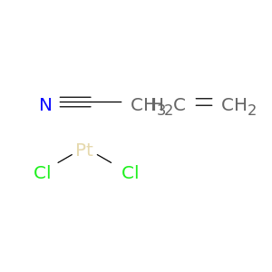 acetonitrile; dichloroplatinum; ethene