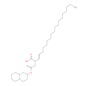 Butanedioic acid,octadecenyl-, 4-(decahydro-2-naphthalenyl) ester (9CI)