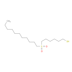 1-Hexanethiol, 6-(undecylsulfonyl)-