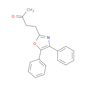 2-Butanone, 4-(4,5-diphenyl-2-oxazolyl)-