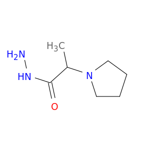 2-(1-Pyrrolidinyl)propanohydrazide