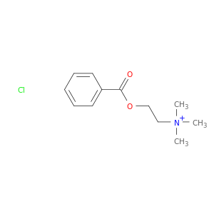 乙基胺,2-(苯甲酰氧基)-N,N,N-三甲基-,氯化物(1：1)