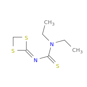 Thiourea, 1,3-dithietan-2-ylidenediethyl-