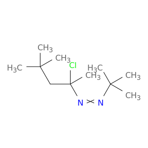Diazene, (1-chloro-1,3,3-trimethylbutyl)(1,1-dimethylethyl)-