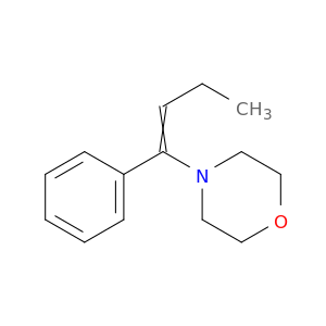 Morpholine, 4-(1-phenyl-1-butenyl)-