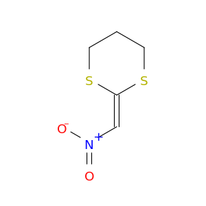 1,3-Dithiane, 2-(nitromethylene)-