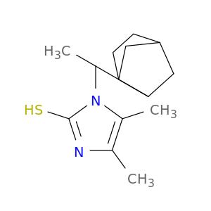1-(1-{Bicyclo[2.2.1]heptan-2-yl}ethyl)-4,5-dimethyl-1H-imidazole-2-thiol