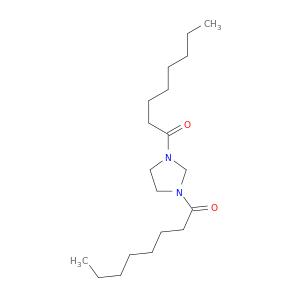 Imidazolidine, 1,3-bis(1-oxooctyl)-