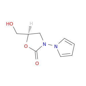 2-Oxazolidinone, 5-(hydroxymethyl)-3-(1H-pyrrol-1-yl)-, (5R)-