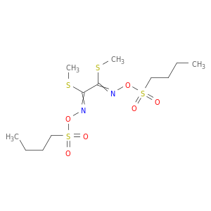 Ethanediimidothioic acid, bis[(butylsulfonyl)oxy]-, dimethyl ester