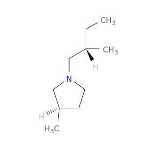 Pyrrolidine, 3-methyl-1-[(2S)-2-methylbutyl]-, (3R)-