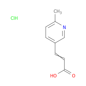 3-(6-methylpyridin-3-yl)prop-2-enoic acid hydrochloride