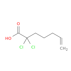 6-Heptenoic acid, 2,2-dichloro-