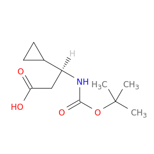 (S)-3-((叔丁氧羰基)氨基)-3-环丙基丙酸