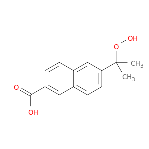 2-Naphthalenecarboxylic acid, 6-(1-hydroperoxy-1-methylethyl)-
