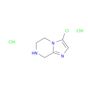 Imidazo[1,2-a]吡嗪,3-氯-5,6,7,8-四氢-,盐酸盐(1：2)