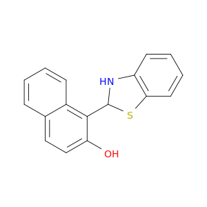 2-Naphthalenol, 1-(2,3-dihydro-2-benzothiazolyl)-