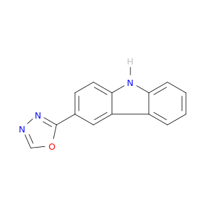 9H-Carbazole, 3-(1,3,4-oxadiazol-2-yl)-
