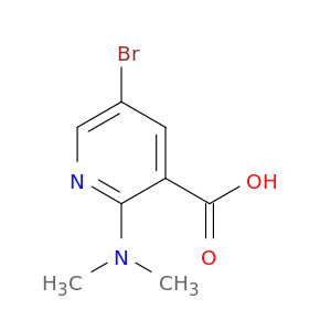 5-bromo-2-(dimethylamino)pyridine-3-carboxylic acid