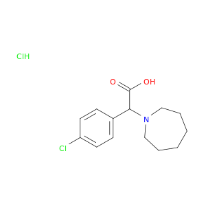 2-(Azepan-1-yl)-2-(4-chlorophenyl)acetic acid hydrochloride