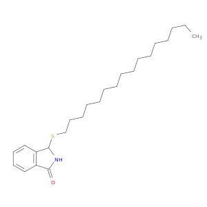 1H-Isoindol-1-one, 3-(hexadecylthio)-2,3-dihydro-