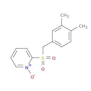 Pyridine, 2-[[(3,4-dimethylphenyl)methyl]sulfonyl]-, 1-oxide