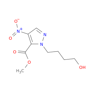 1H-Pyrazole-5-carboxylic acid, 1-(4-hydroxybutyl)-4-nitro-, methyl ester