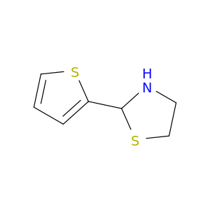 Thiazolidine, 2-(2-thienyl)-