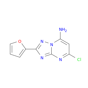 [1,2,4]Triazolo[1,5-a]pyrimidin-7-amine, 5-chloro-2-(2-furanyl)-