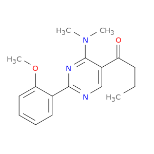 1-Butanone, 1-[4-(dimethylamino)-2-(2-methoxyphenyl)-5-pyrimidinyl]-