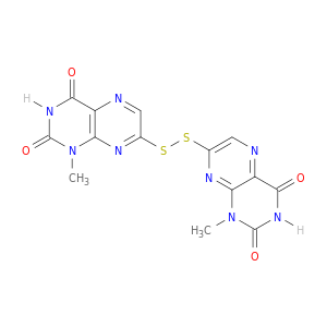 2,4(1H,3H)-Pteridinedione, 7,7'-dithiobis[1-methyl-