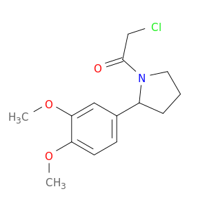 2-chloro-1-[2-(3,4-dimethoxyphenyl)pyrrolidin-1-yl]ethan-1-one