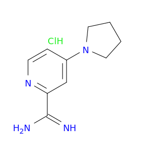 4-(Pyrrolidin-1-yl)pyridine-2-carboximidamide Hydrochloride
