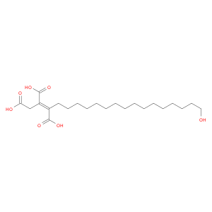 2-Nonadecene-1,2,3-tricarboxylic acid, 19-hydroxy-, (E)-
