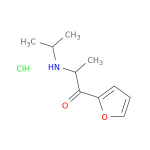1-Propanone,1-(2-furanyl)-2-[(1-methylethyl)amino]-, hydrochloride (1:1)
