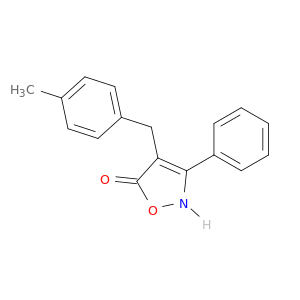 5(2H)-Isoxazolone, 4-[(4-methylphenyl)methyl]-3-phenyl-