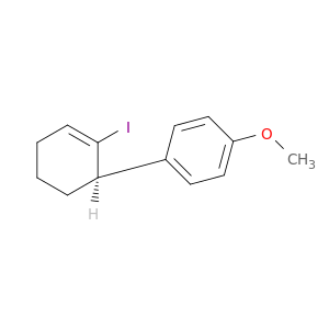 Benzene, 1-[(1R)-2-iodo-2-cyclohexen-1-yl]-4-methoxy-
