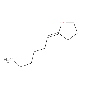 Furan, 2-hexylidenetetrahydro-, (E)-